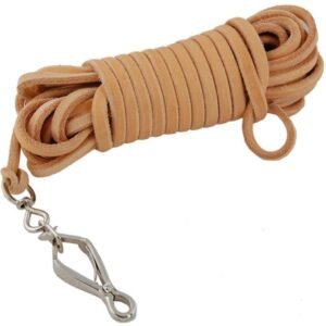 Farbiarska šnúra guľatá/oválna 6mm ukončená karab.Sprenger ZUBÍČEK Poľovnícke potreby