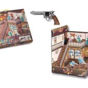 Hračkárska zbraň Target 3D Dodge city Edison Giocattoli Poľovnícke potreby