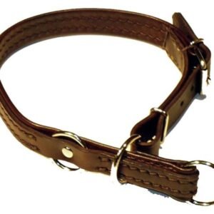 Obojok sťahovací s dorazom podšitý tenkou kožou-dĺžka 35cm ZUBÍČEK Poľovnícke potreby