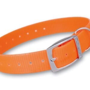 Plastový obojok oranžový 25 mm x  85 cm Dogtrace Poľovnícke potreby