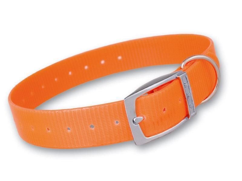 Plastový obojok oranžový 25 mm x 85 cm Dogtrace Poľovnícke potreby