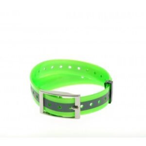 Plastový obojok zelený reflex. 25 mm x 70 cm Dogtrace Poľovnícke potreby