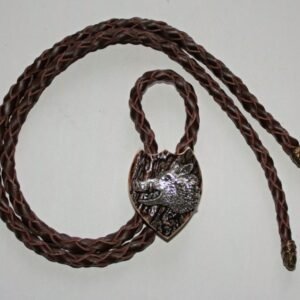 Poľovnícka kravata diviak hlava z profilu ODIMON Poľovnícke potreby