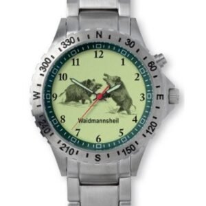 Poľovnícke hodinky Greiner nerezový remienok/diviaky Greiner Poľovnícke potreby
