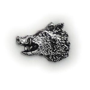 Poľovnícky odznak diviak hlava Brown Poľovnícke potreby