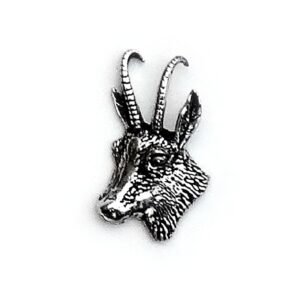 Poľovnícky odznak kamzík hlava Brown Poľovnícke potreby