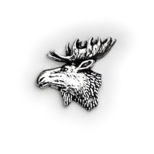 Poľovnícky odznak los hlava Brown Poľovnícke potreby