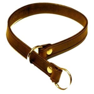Sťahovací obojok z plochej kože - dĺžka 55cm ZUBÍČEK Poľovnícke potreby