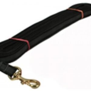 Stopovacia šnúra pogumovaná čierna 10 m x 20 mm Dogtrace Poľovnícke potreby