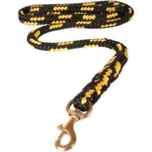 Vodítko duté lano mosadzná spona 18 mm x 300 cm žlté Dogtrace Poľovnícke potreby