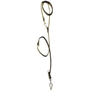 Vypúšťacie vodítko - kliešťová karabina farba hnedá ZUBÍČEK Poľovnícke potreby