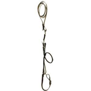 Vypúšťacie vodítko s obojkom farba hnedá ZUBÍČEK Poľovnícke potreby