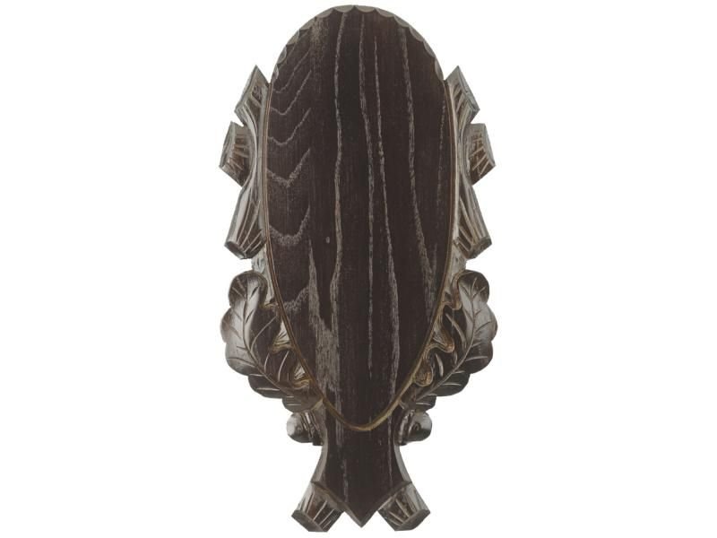 Vyrezávaná podložka pod trofej 45 x 20 cm tmavá EUROHUNT Poľovnícke potreby