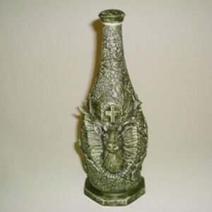 Zelená fľaša hubertus VILAGHY keramika Poľovnícke potreby