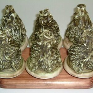 Zelená sada pohárov na víno VILAGHY keramika Poľovnícke potreby