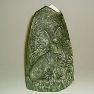 Zelená váza malá zajac VILAGHY keramika Poľovnícke potreby